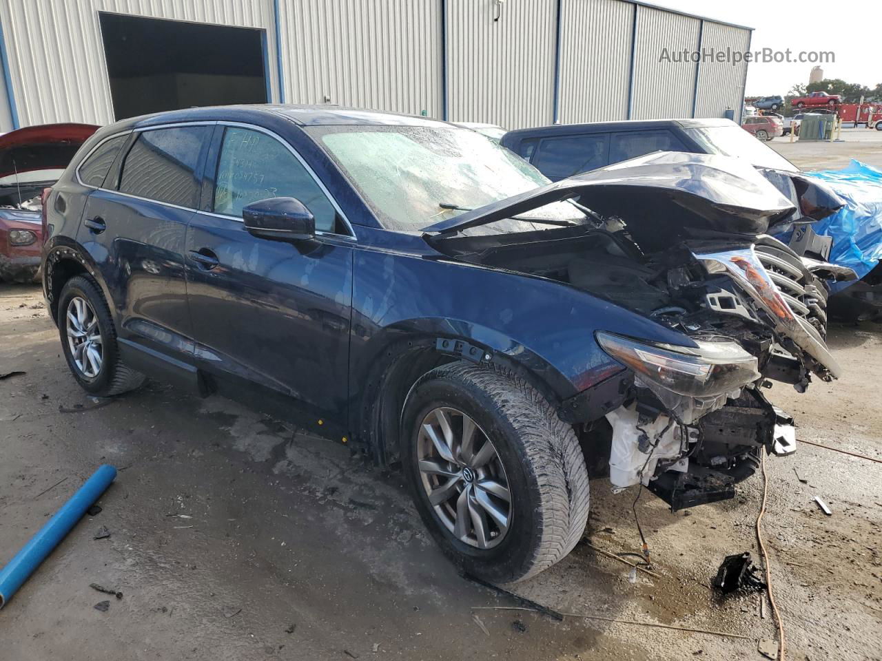 2018 Mazda Cx-9 Touring Blue vin: JM3TCACY6J0204757