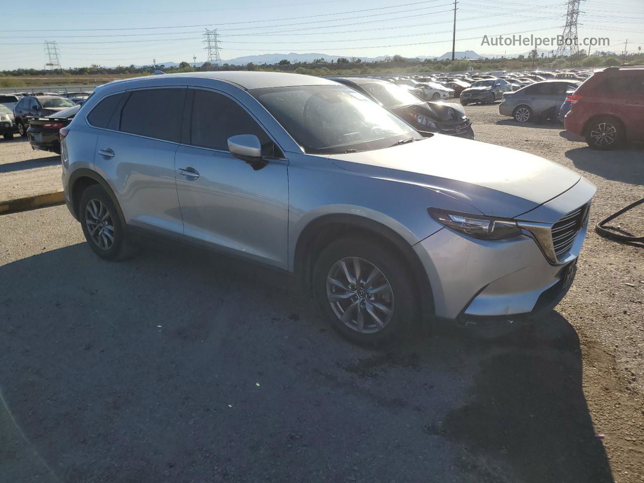 2018 Mazda Cx-9 Touring Silver vin: JM3TCACY7J0222930