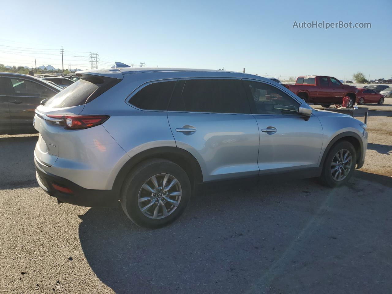 2018 Mazda Cx-9 Touring Silver vin: JM3TCACY7J0222930