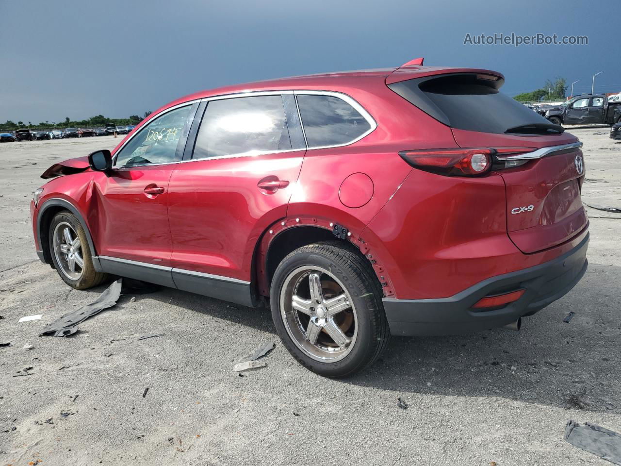 2018 Mazda Cx-9 Touring Red vin: JM3TCACY7J0234396