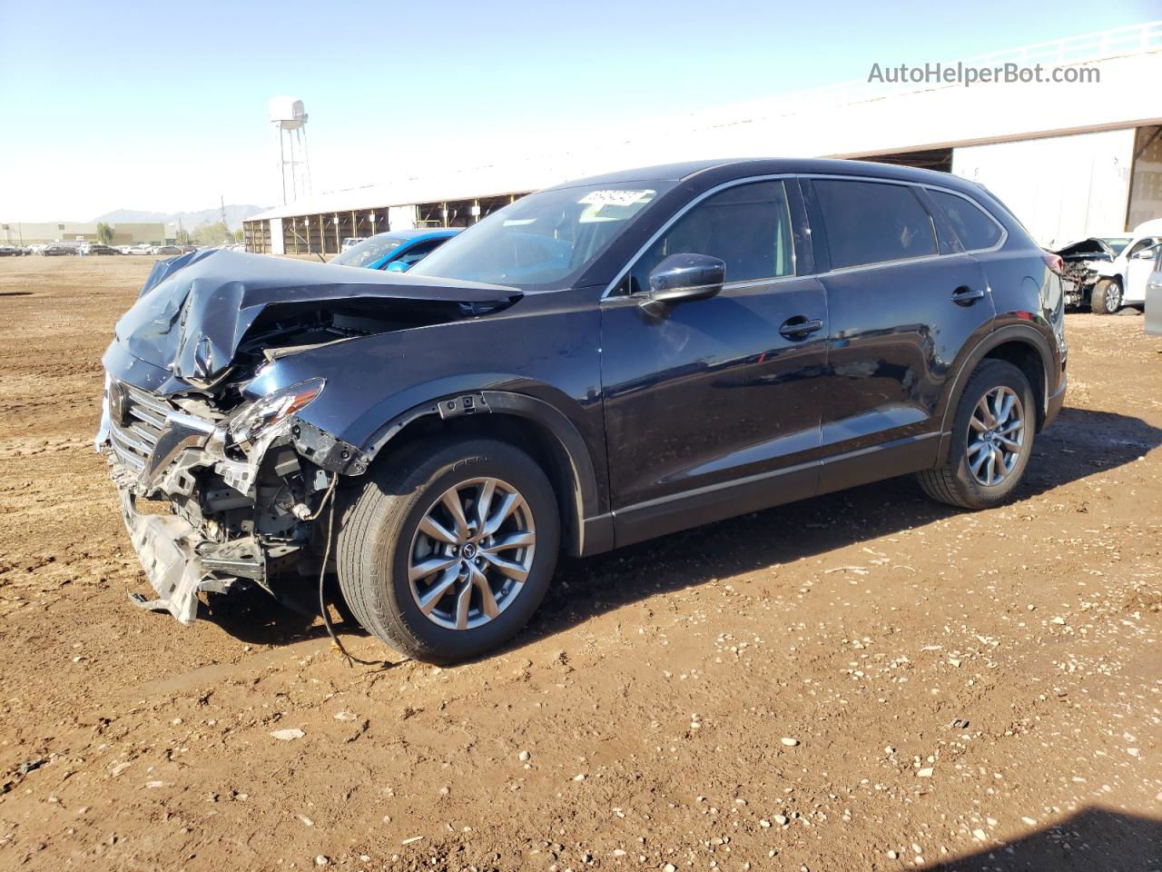 2018 Mazda Cx-9 Touring Blue vin: JM3TCACY9J0216742