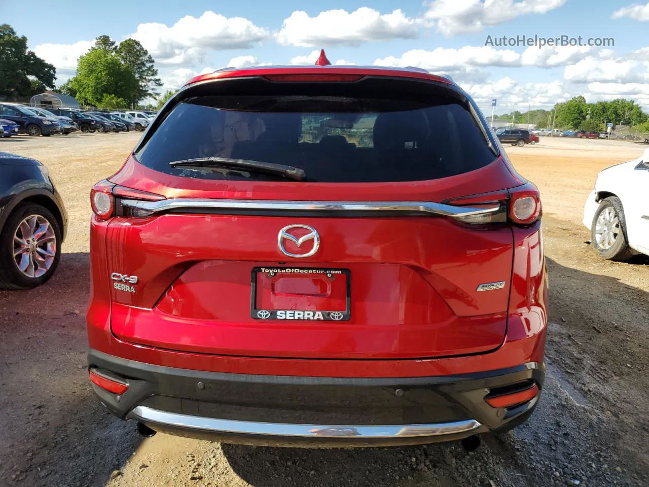 2018 Mazda Cx-9 Grand Touring Red vin: JM3TCADY0J0229622