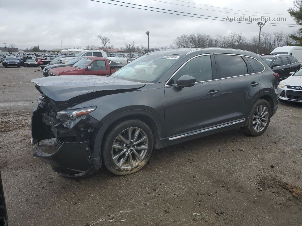 2018 Mazda Cx-9 Grand Touring Black vin: JM3TCADY1J0229175