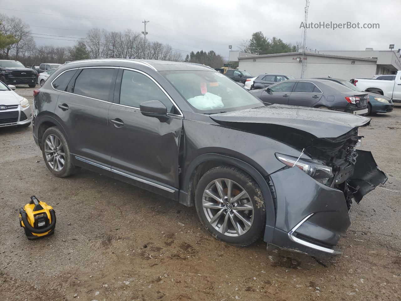 2018 Mazda Cx-9 Grand Touring Black vin: JM3TCADY1J0229175