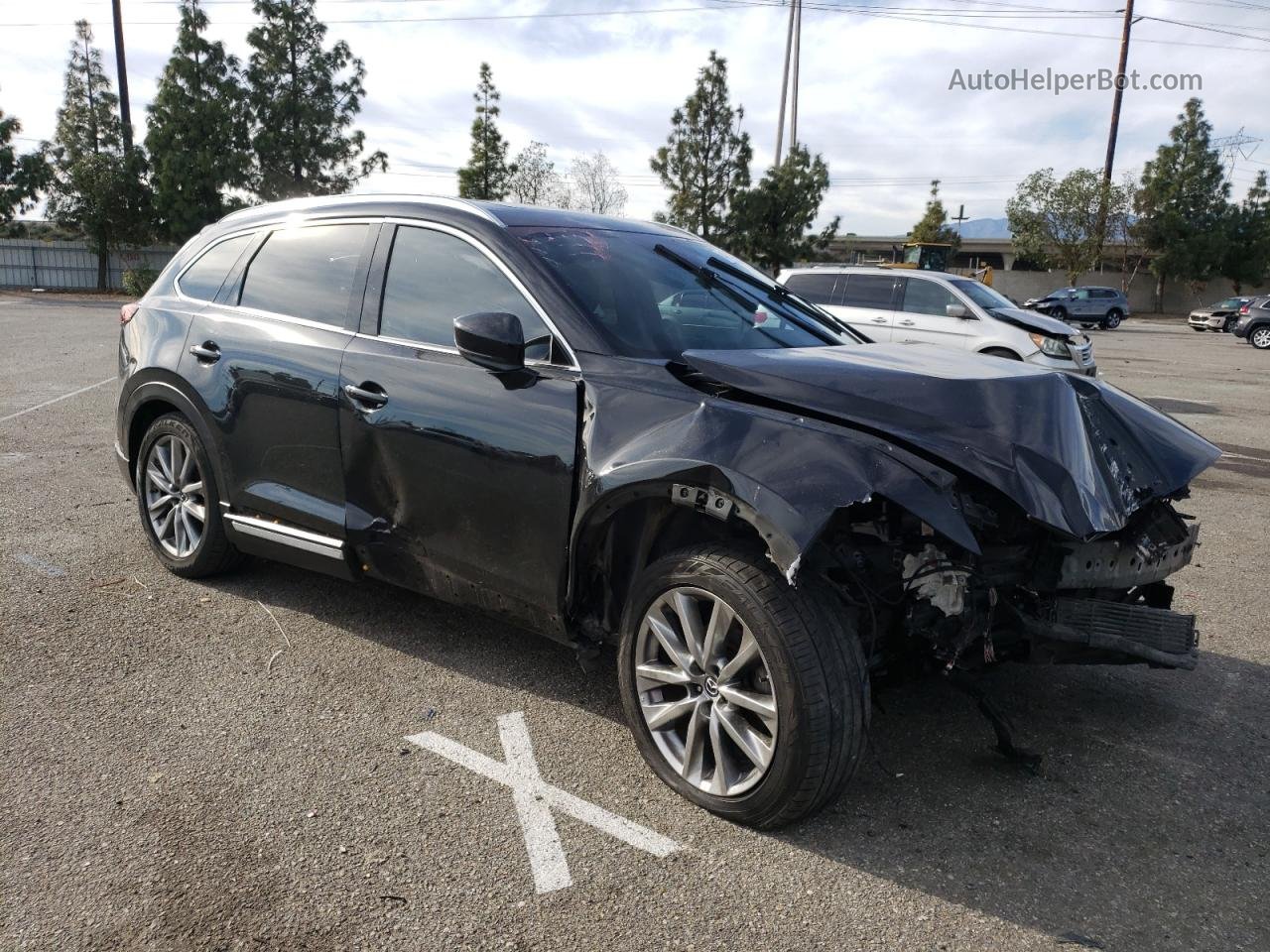 2018 Mazda Cx-9 Grand Touring Black vin: JM3TCADY5J0221483