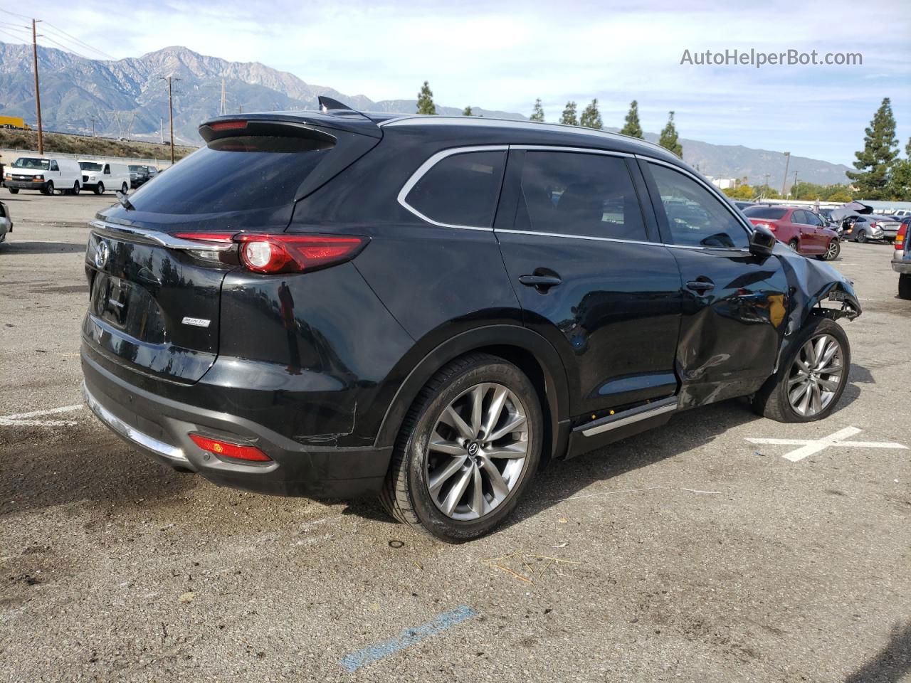 2018 Mazda Cx-9 Grand Touring Black vin: JM3TCADY5J0221483