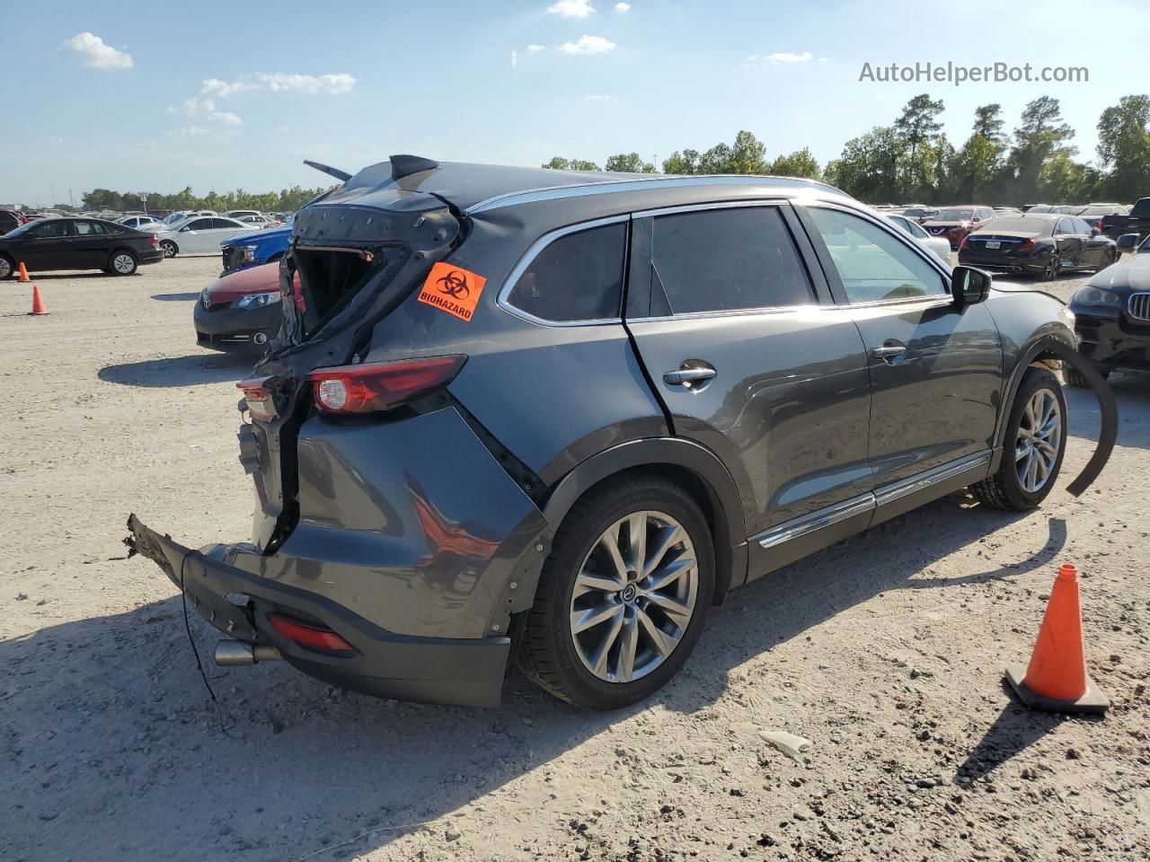 2018 Mazda Cx-9 Grand Touring Gray vin: JM3TCADY6J0208788