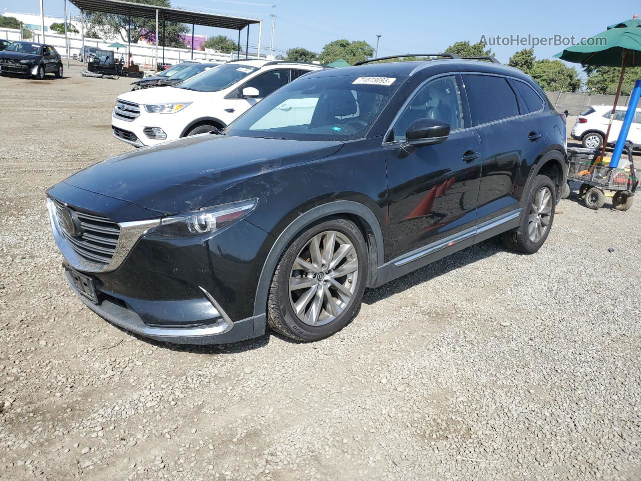 2018 Mazda Cx-9 Grand Touring Black vin: JM3TCADY6J0214574