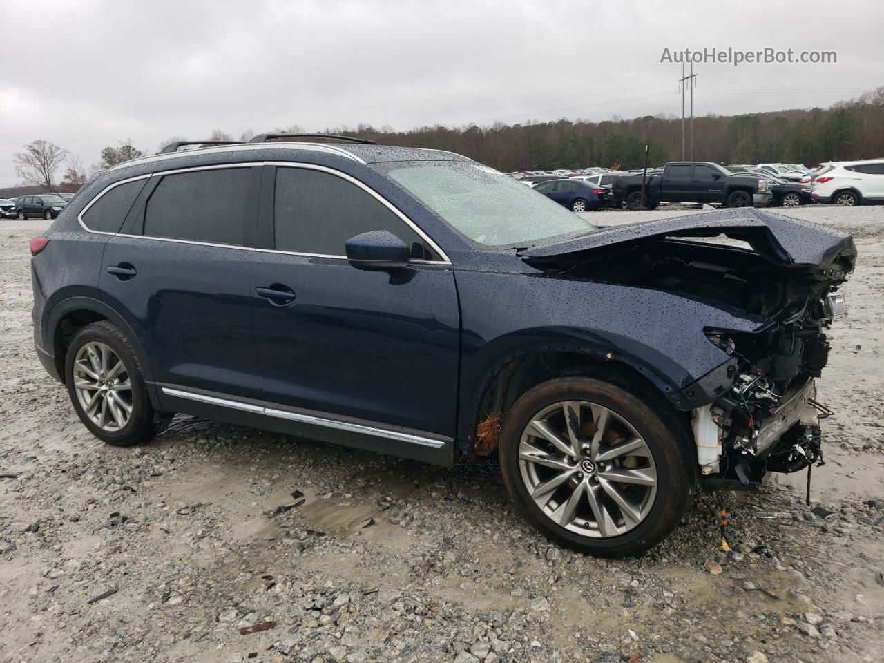 2018 Mazda Cx-9 Grand Touring Blue vin: JM3TCADY6J0215045