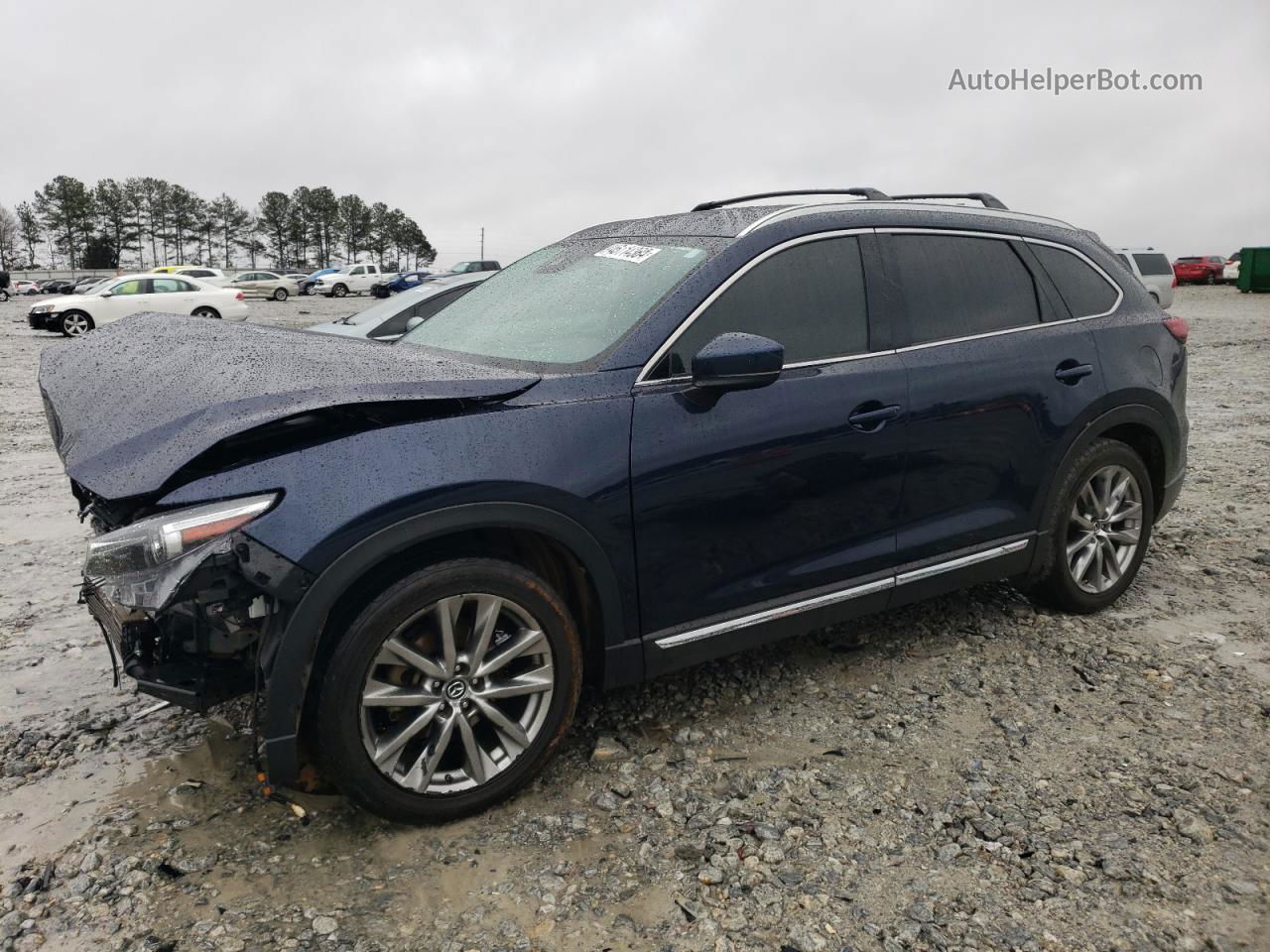 2018 Mazda Cx-9 Grand Touring Blue vin: JM3TCADY6J0215045