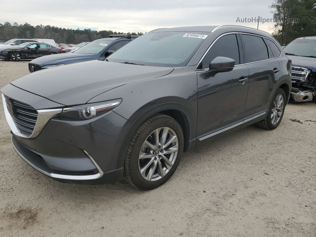 2018 Mazda Cx-9 Grand Touring Charcoal vin: JM3TCADY8J0209179