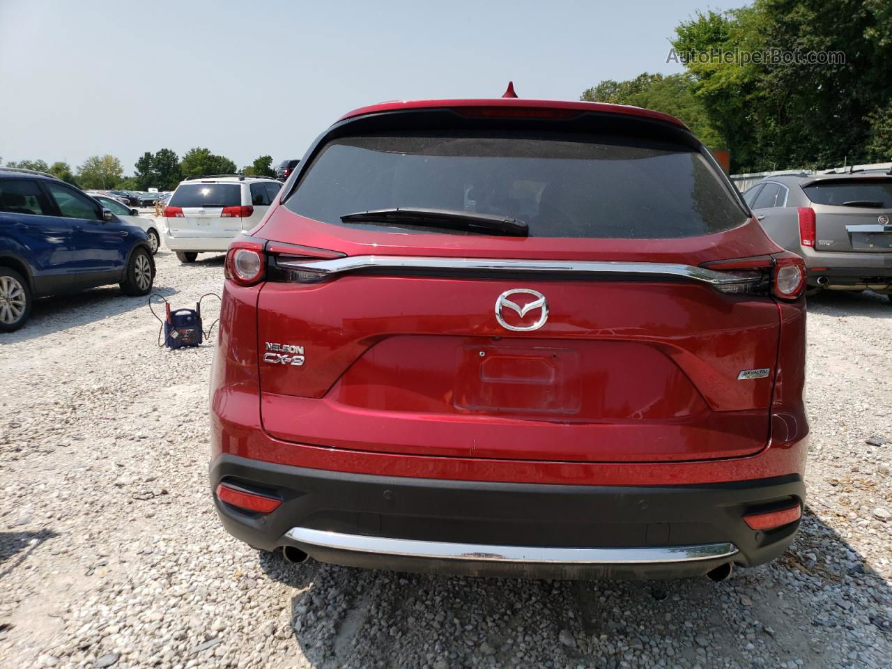 2018 Mazda Cx-9 Grand Touring Red vin: JM3TCADY8J0236043