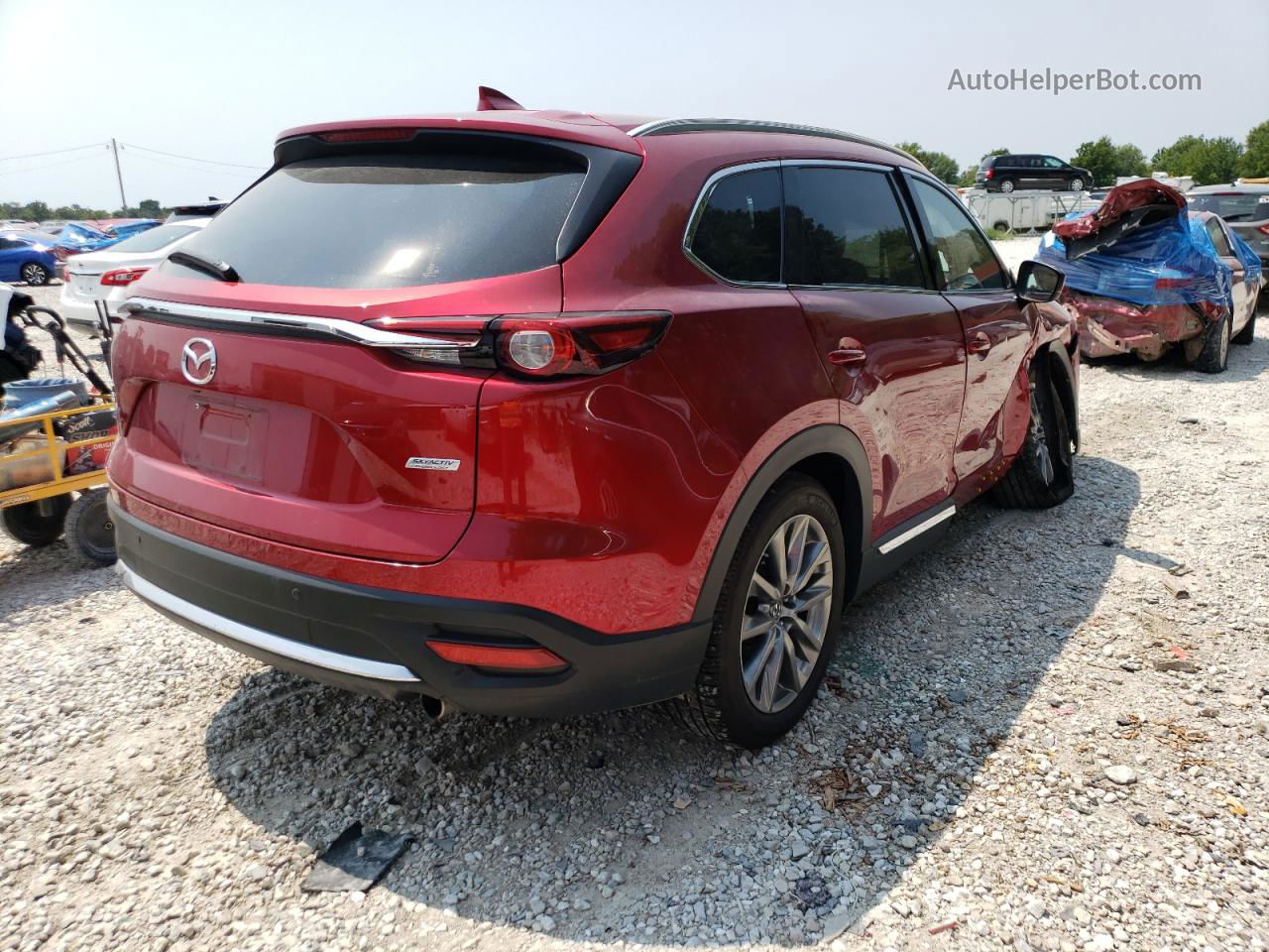 2018 Mazda Cx-9 Grand Touring Red vin: JM3TCADY8J0236043