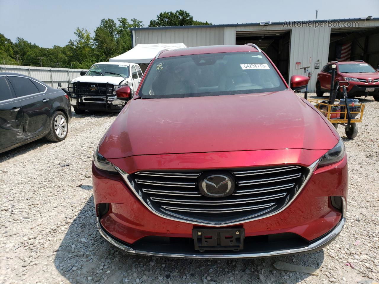 2018 Mazda Cx-9 Grand Touring Red vin: JM3TCADY8J0236043