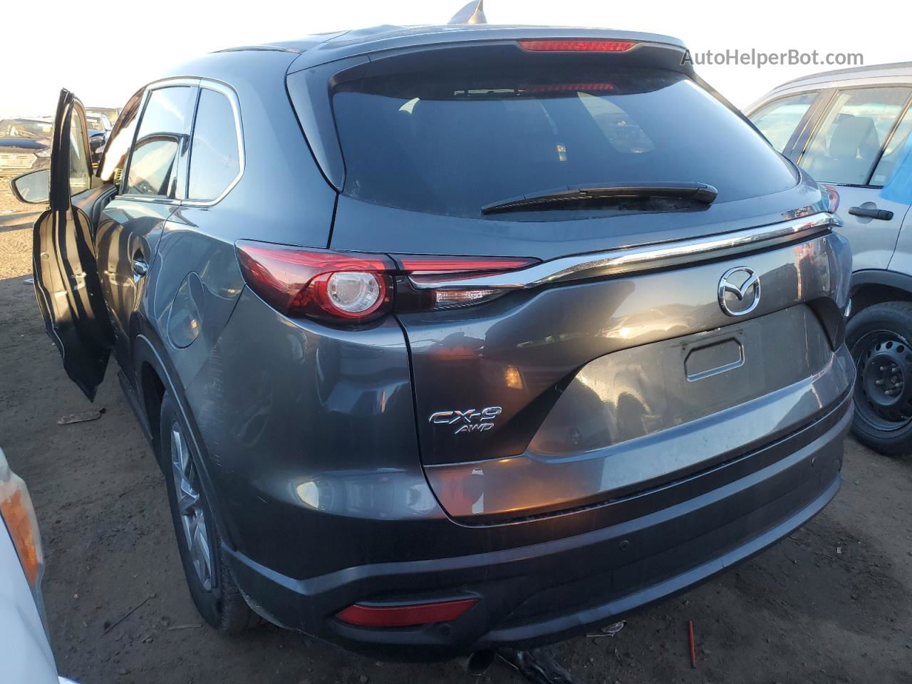 2018 Mazda Cx-9 Touring Gray vin: JM3TCBCY0J0228235