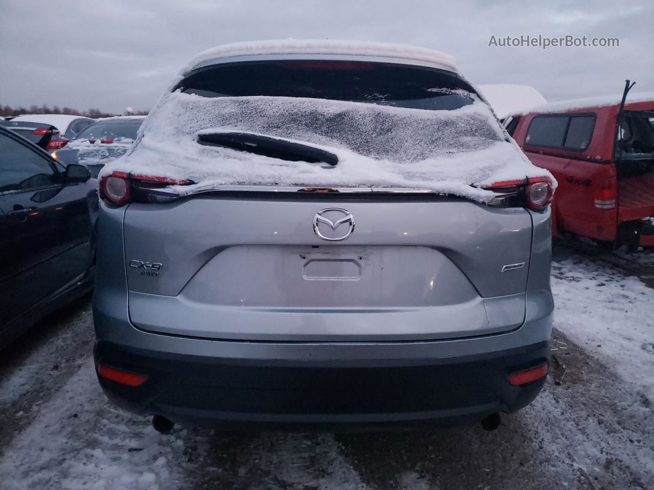 2018 Mazda Cx-9 Touring Silver vin: JM3TCBCY0J0231748