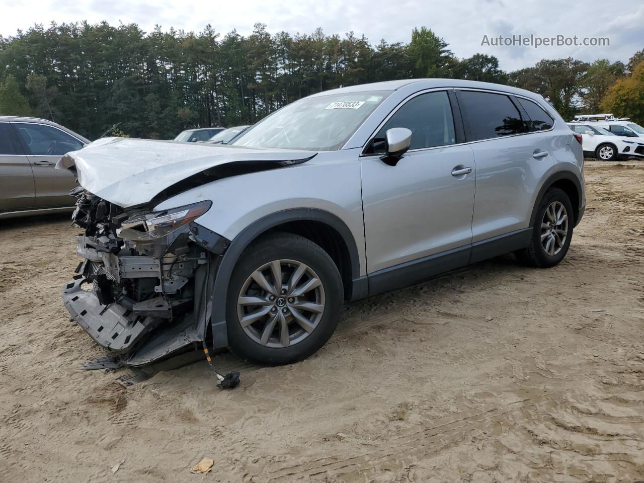 2018 Mazda Cx-9 Touring Gray vin: JM3TCBCY1J0226719