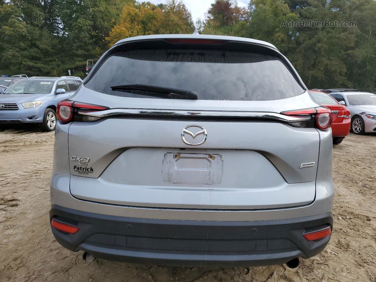 2018 Mazda Cx-9 Touring Gray vin: JM3TCBCY1J0226719