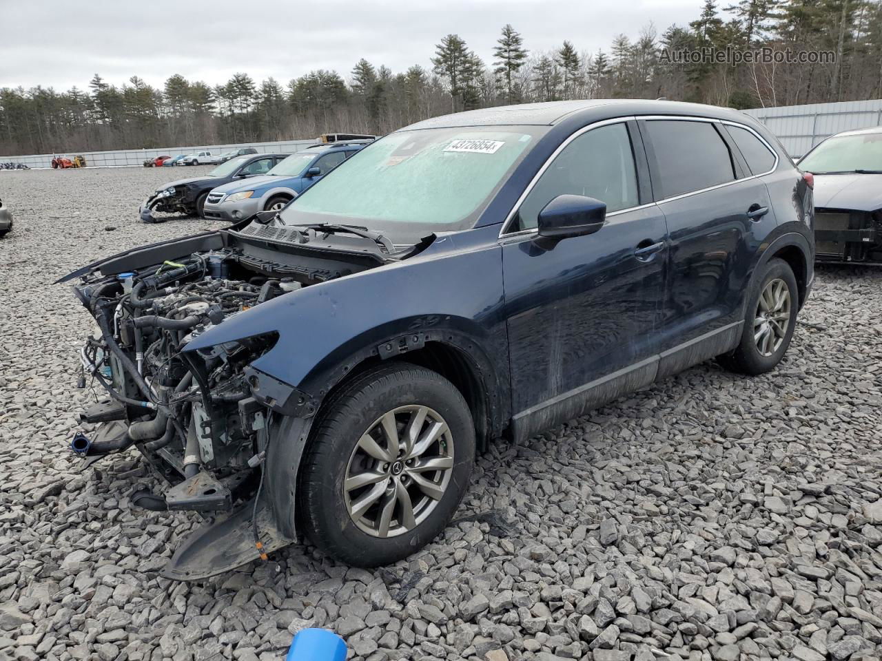 2018 Mazda Cx-9 Touring Blue vin: JM3TCBCY1J0232049