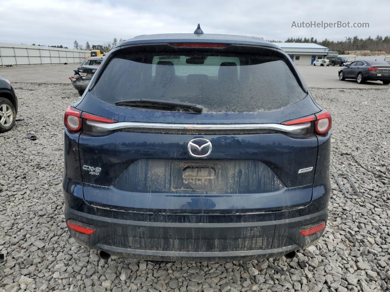 2018 Mazda Cx-9 Touring Blue vin: JM3TCBCY1J0232049