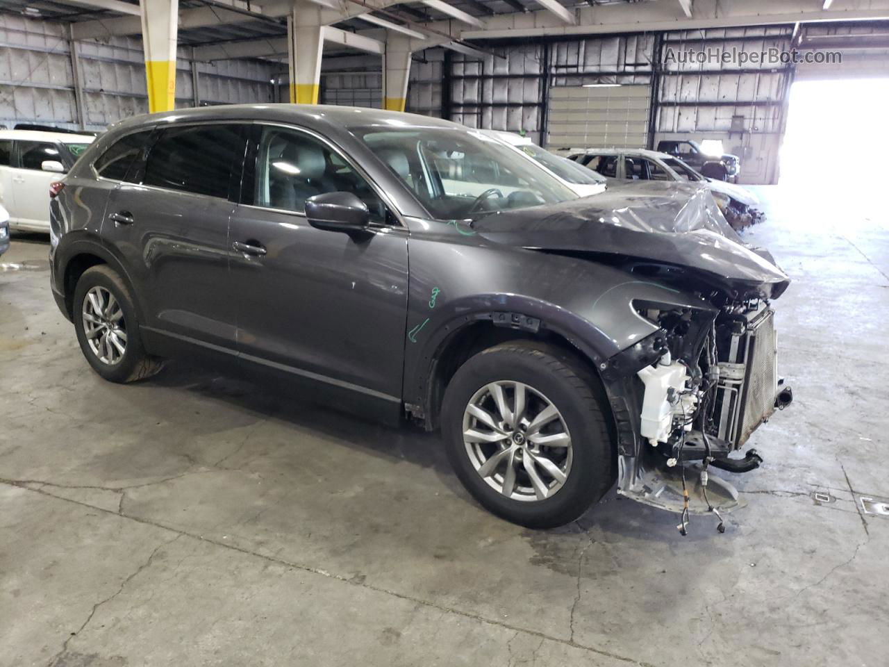 2018 Mazda Cx-9 Touring Gray vin: JM3TCBCY2J0203062