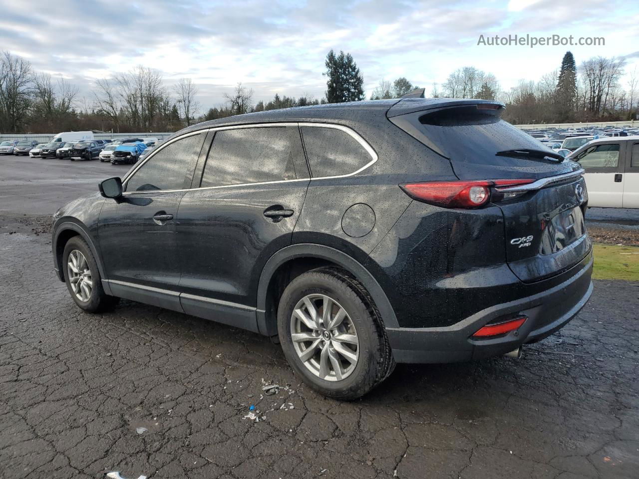 2018 Mazda Cx-9 Touring Black vin: JM3TCBCY2J0215356