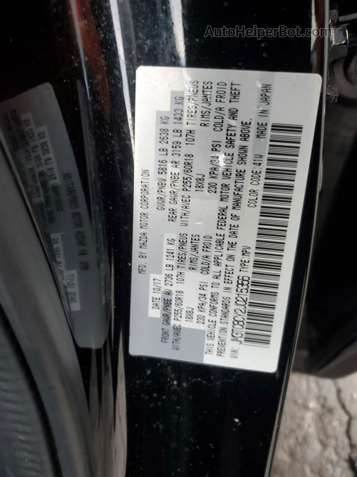 2018 Mazda Cx-9 Touring Black vin: JM3TCBCY2J0215356