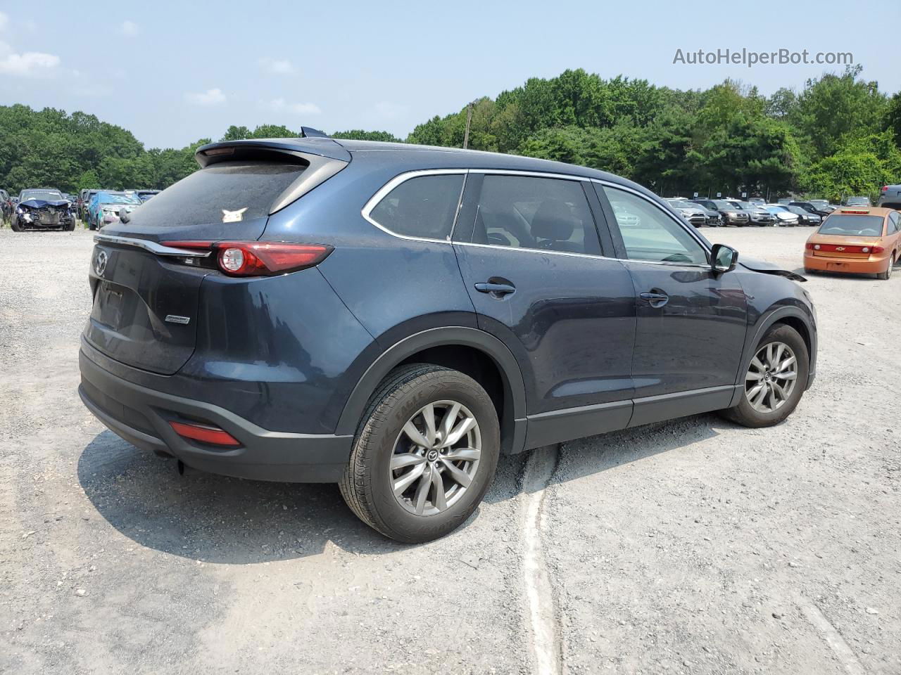 2018 Mazda Cx-9 Touring Blue vin: JM3TCBCY3J0211493