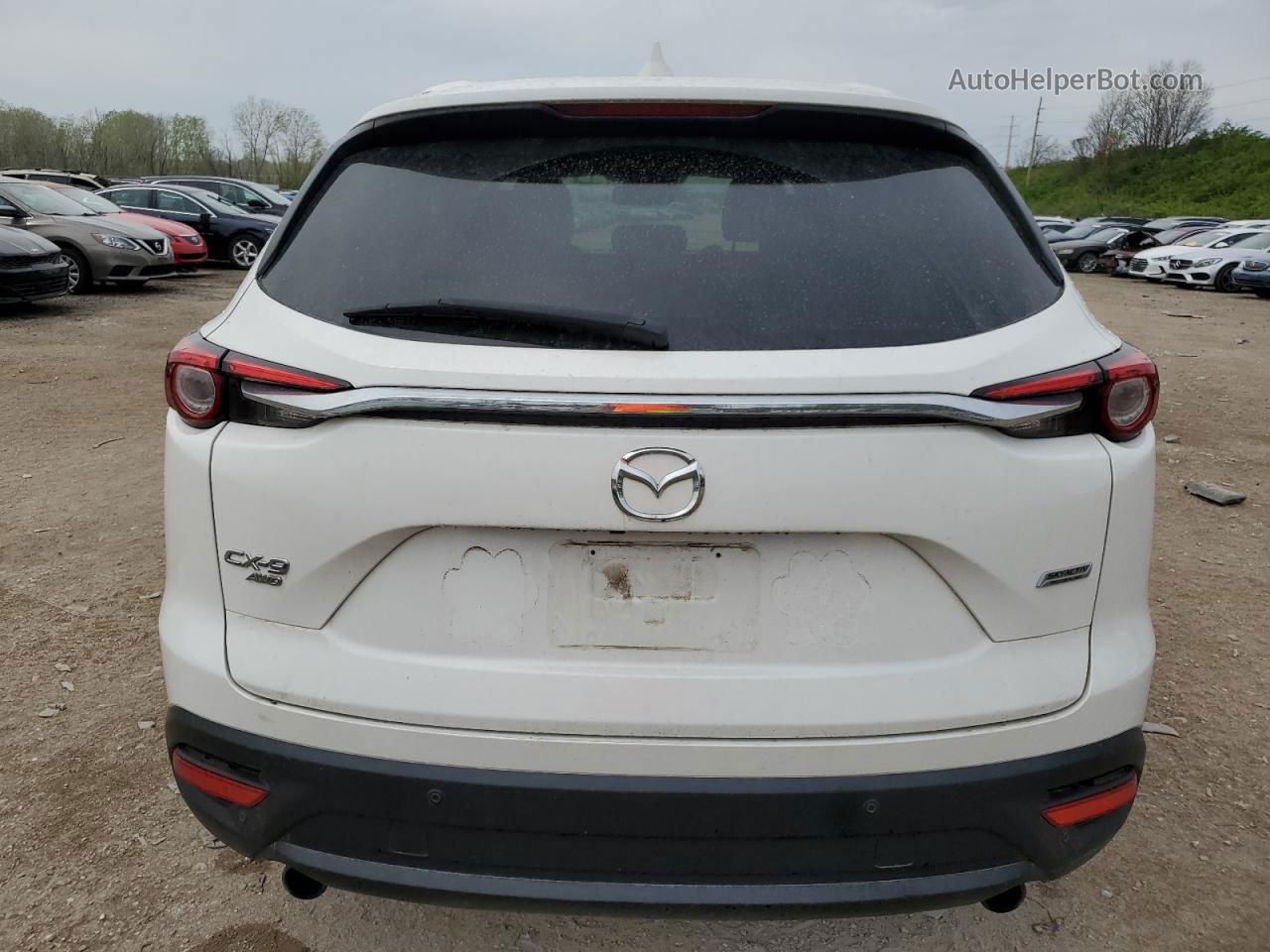 2018 Mazda Cx-9 Touring White vin: JM3TCBCY3J0213759