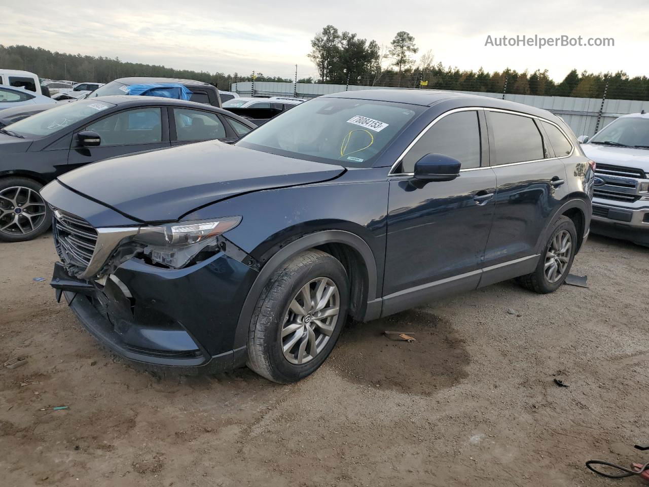 2018 Mazda Cx-9 Touring Gray vin: JM3TCBCY3J0220064