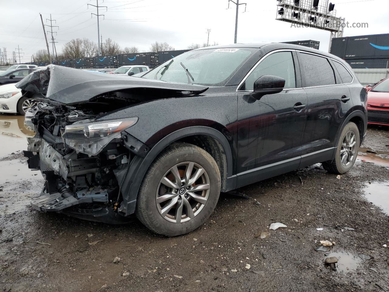 2018 Mazda Cx-9 Touring Black vin: JM3TCBCY4J0222924