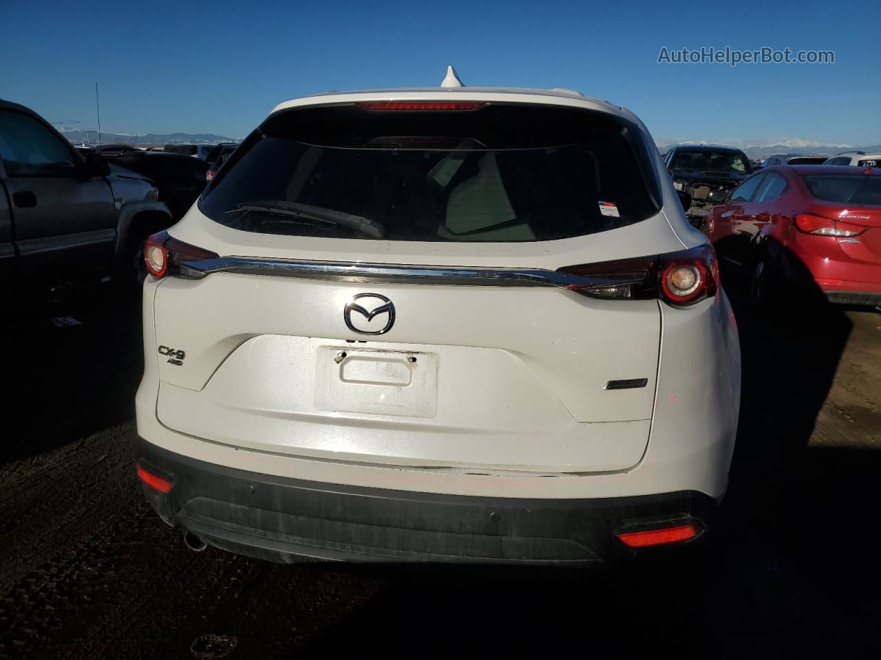 2018 Mazda Cx-9 Touring White vin: JM3TCBCY5J0204903