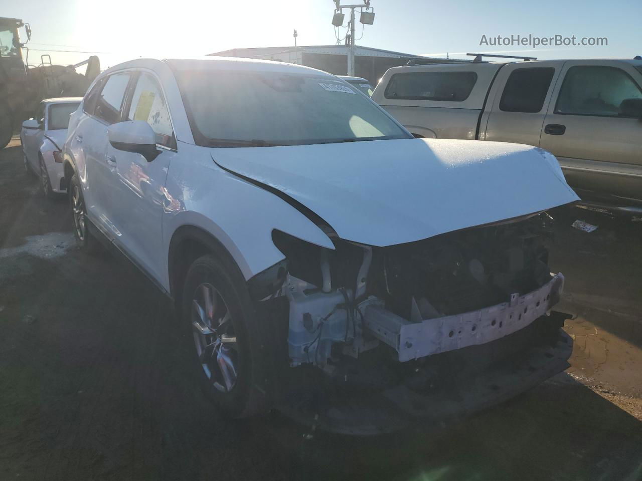 2018 Mazda Cx-9 Touring White vin: JM3TCBCY5J0204903