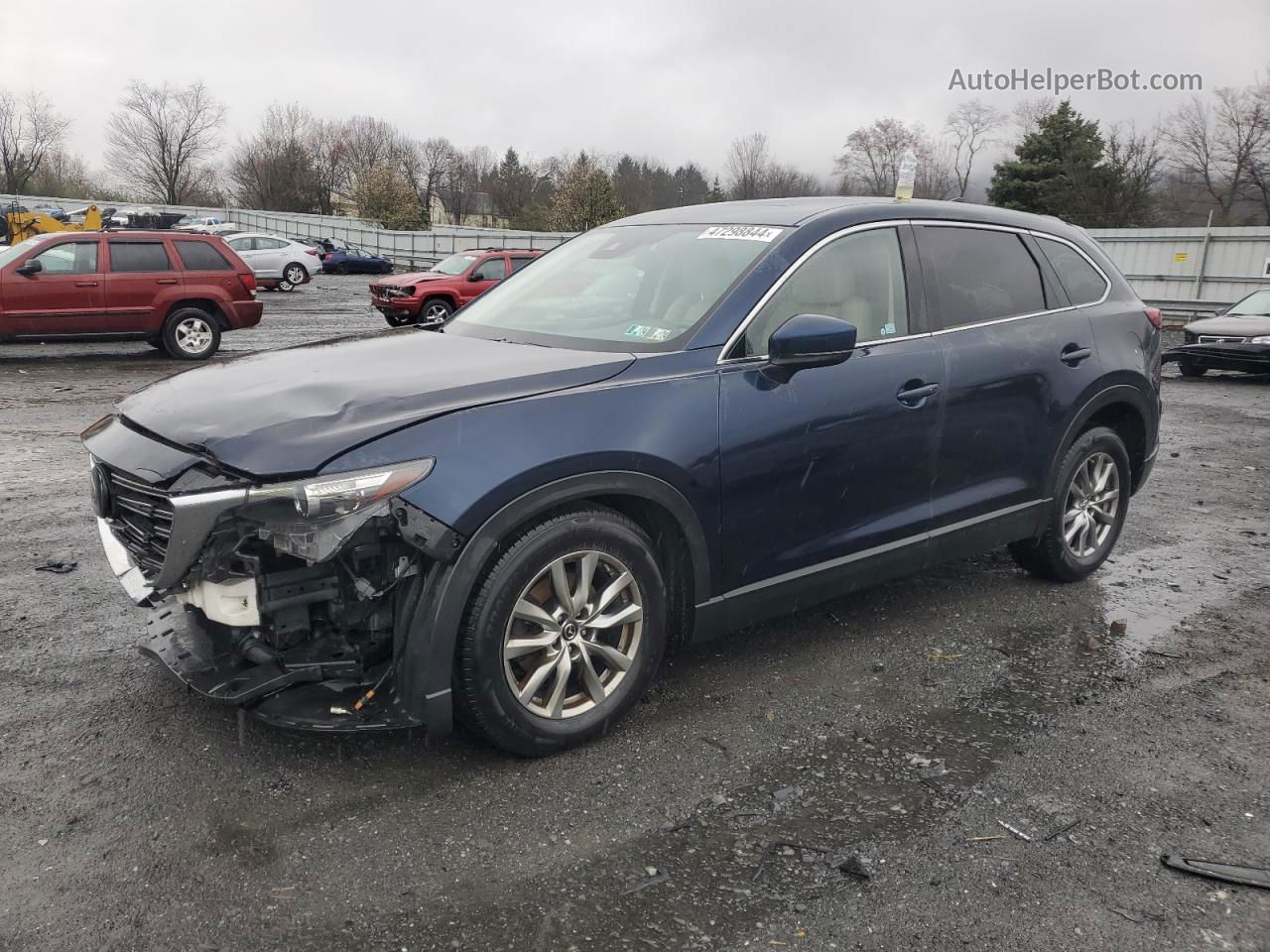 2018 Mazda Cx-9 Touring Синий vin: JM3TCBCY5J0215917