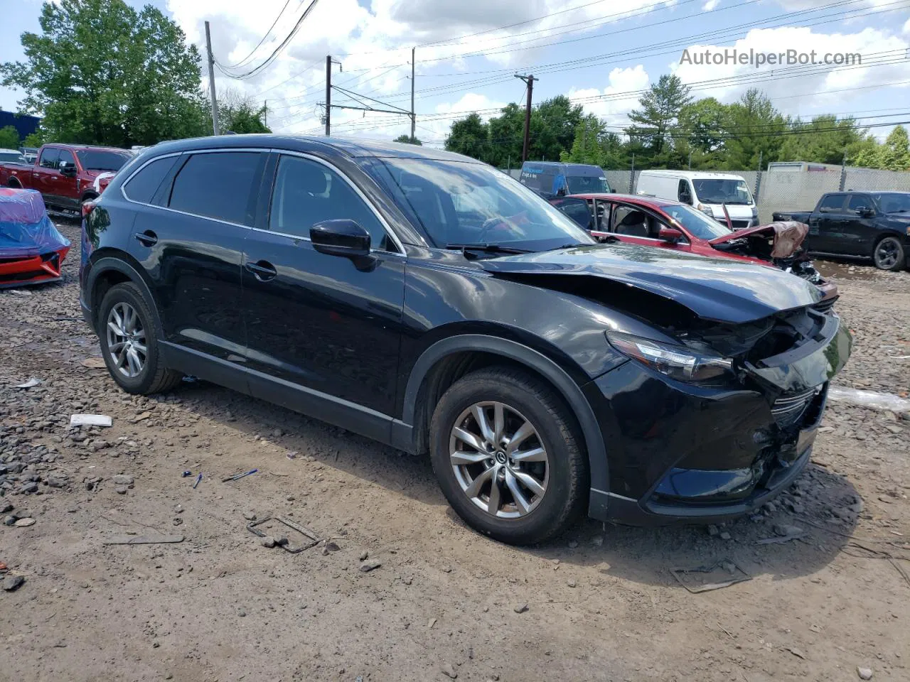 2018 Mazda Cx-9 Touring Black vin: JM3TCBCY5J0216789