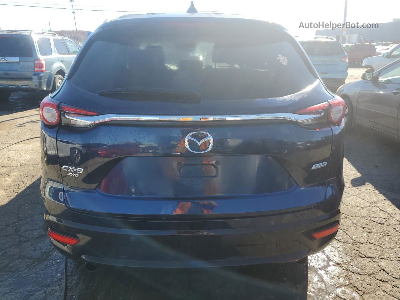 2018 Mazda Cx-9 Touring Blue vin: JM3TCBCY6J0210709