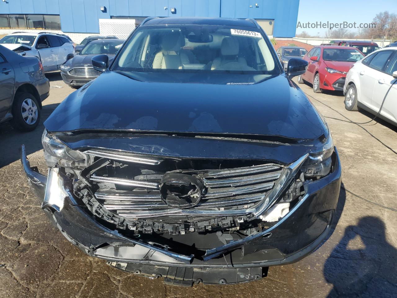 2018 Mazda Cx-9 Touring Blue vin: JM3TCBCY6J0210709