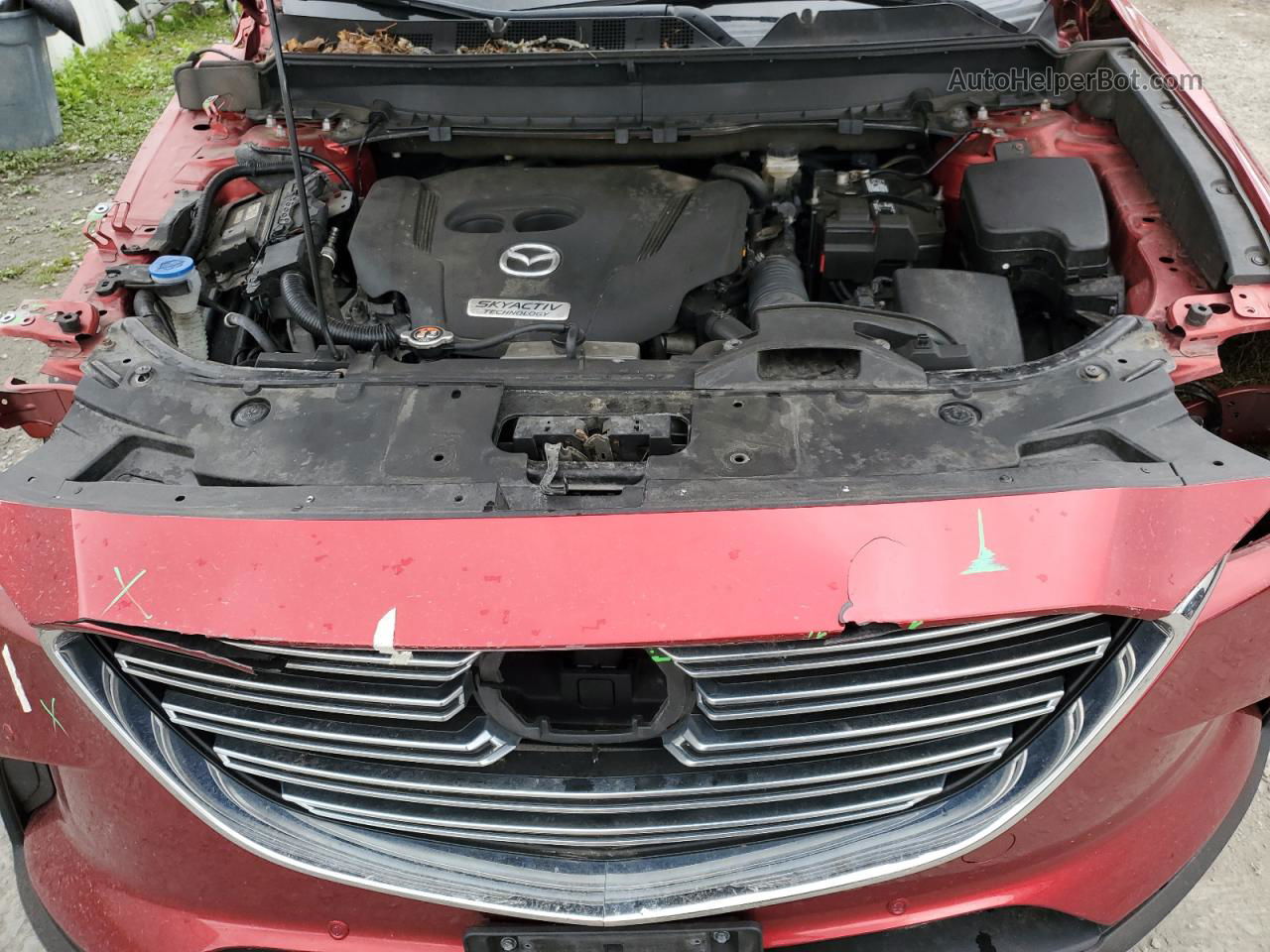 2018 Mazda Cx-9 Touring Красный vin: JM3TCBCY6J0214338
