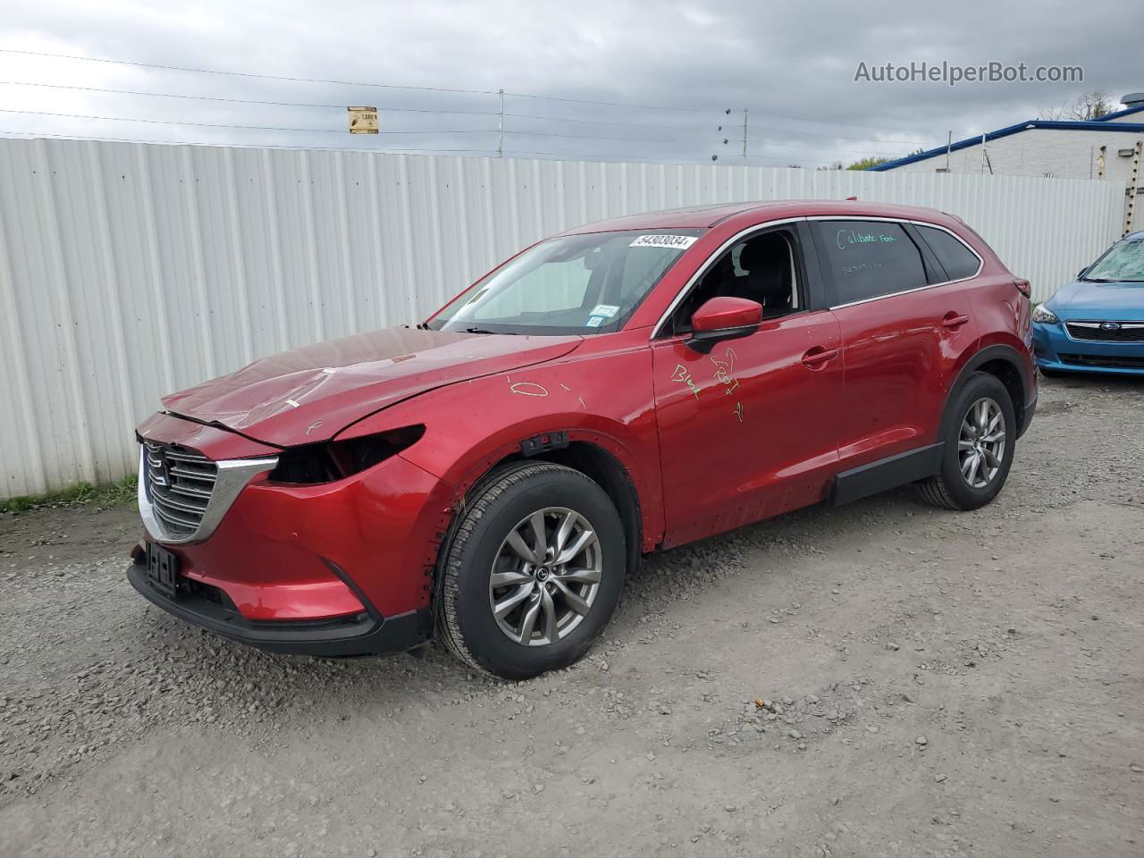 2018 Mazda Cx-9 Touring Красный vin: JM3TCBCY6J0214338