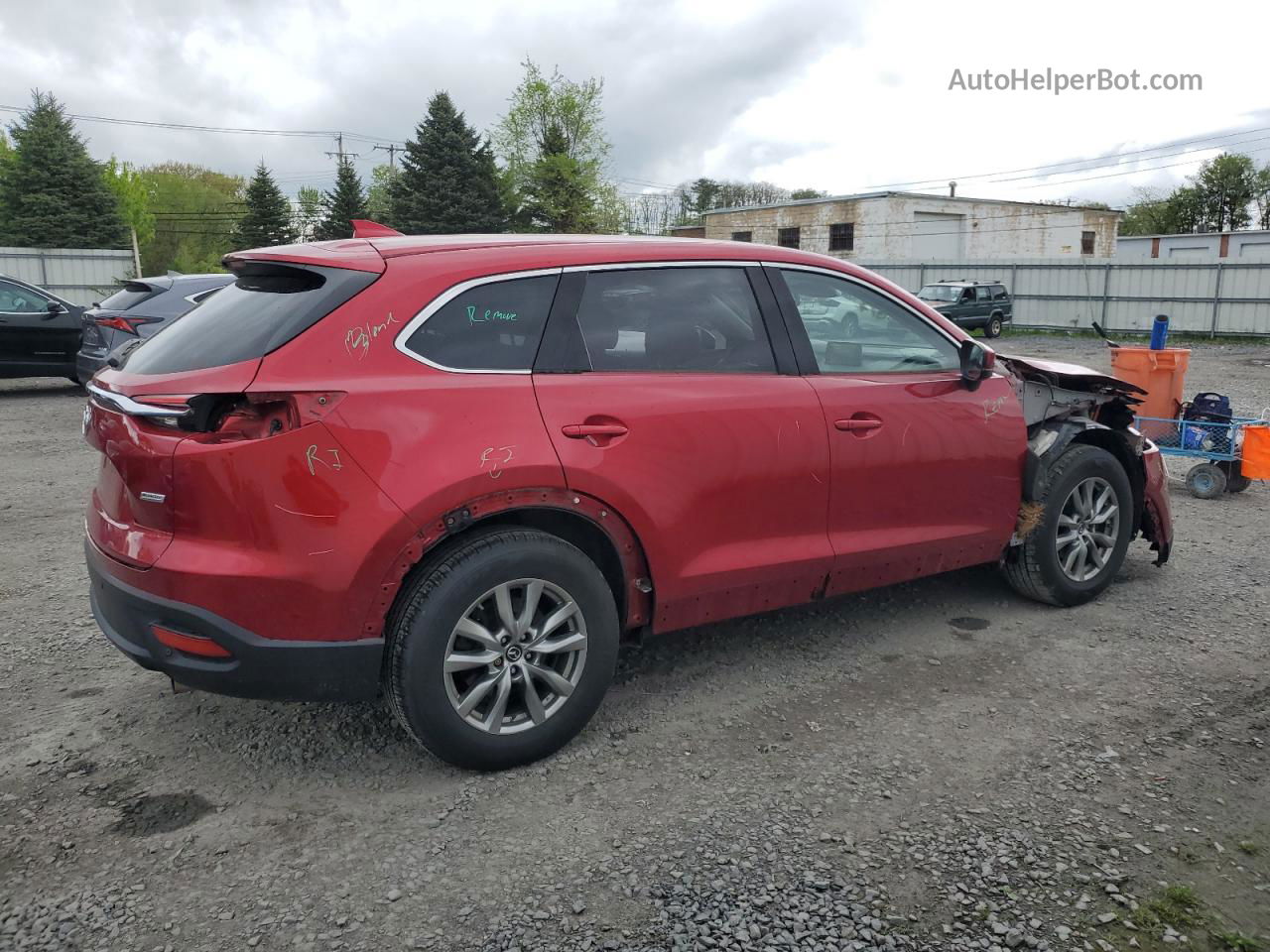 2018 Mazda Cx-9 Touring Красный vin: JM3TCBCY6J0214338