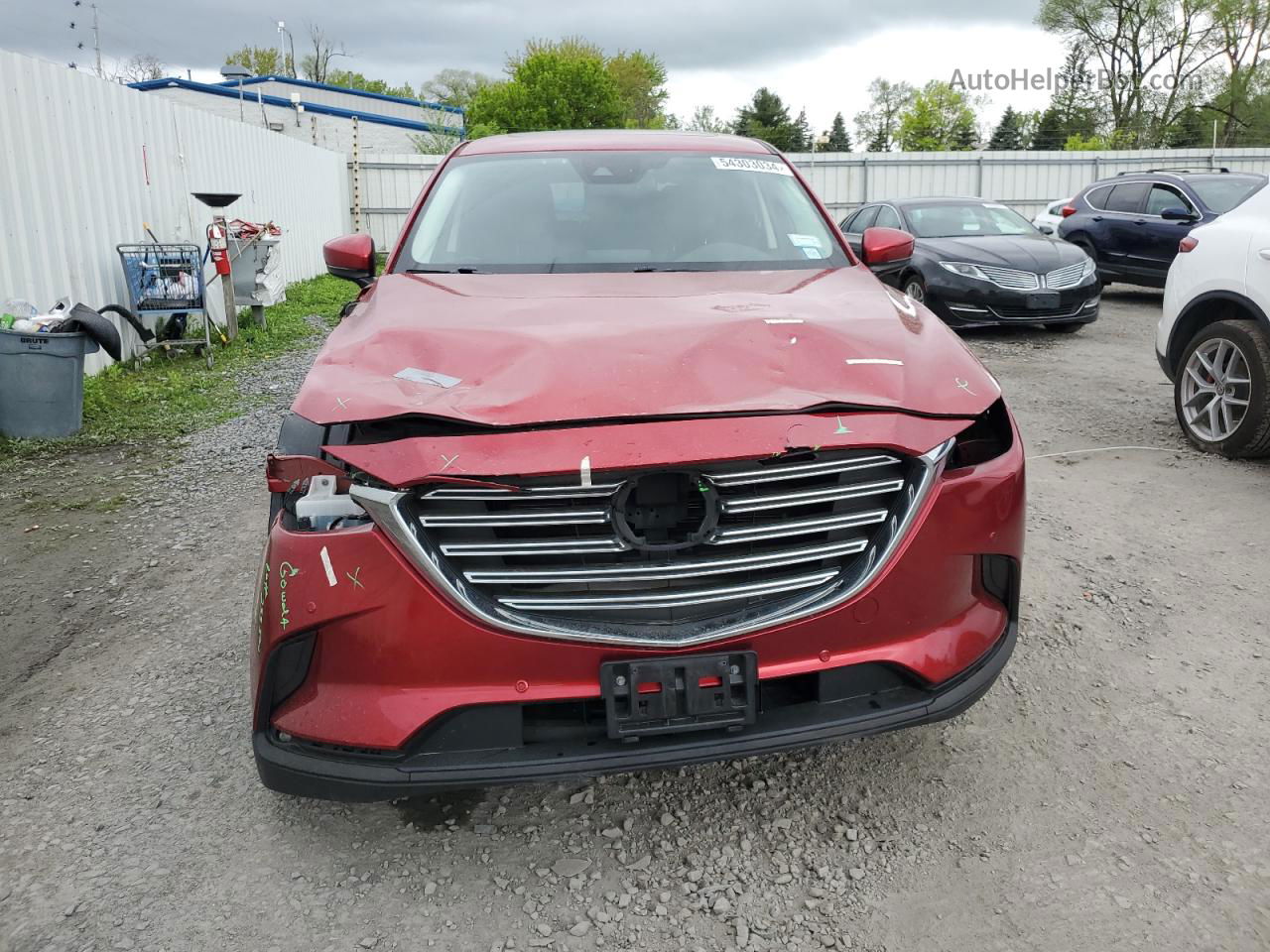 2018 Mazda Cx-9 Touring Красный vin: JM3TCBCY6J0214338