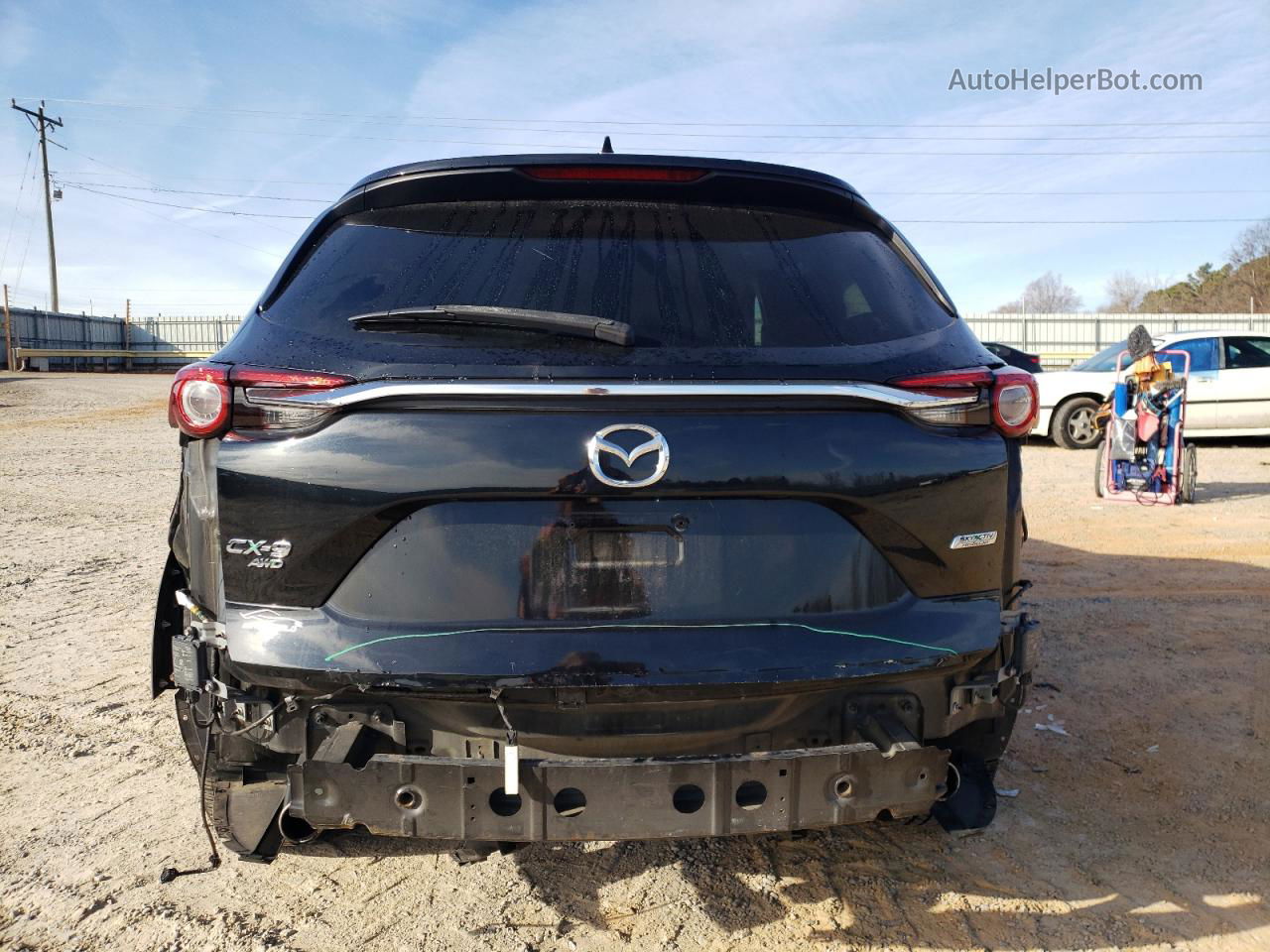 2018 Mazda Cx-9 Touring Черный vin: JM3TCBCY7J0204756