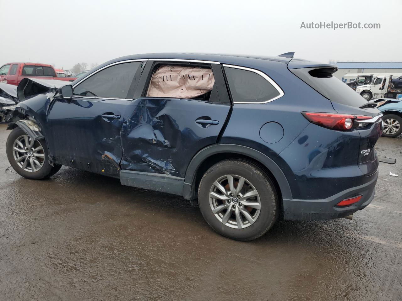 2018 Mazda Cx-9 Touring Blue vin: JM3TCBCY7J0207754