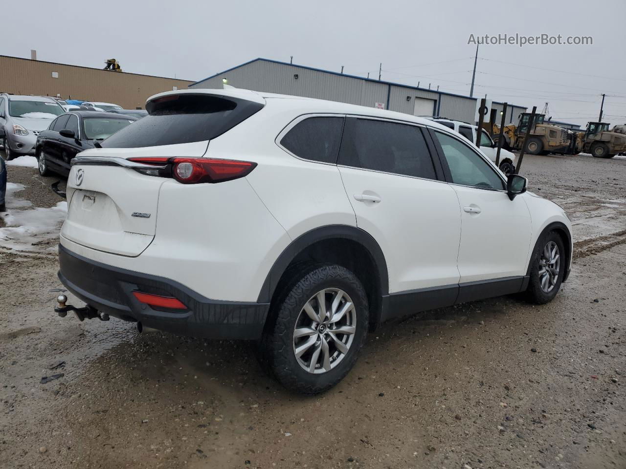 2018 Mazda Cx-9 Touring White vin: JM3TCBCY7J0210377