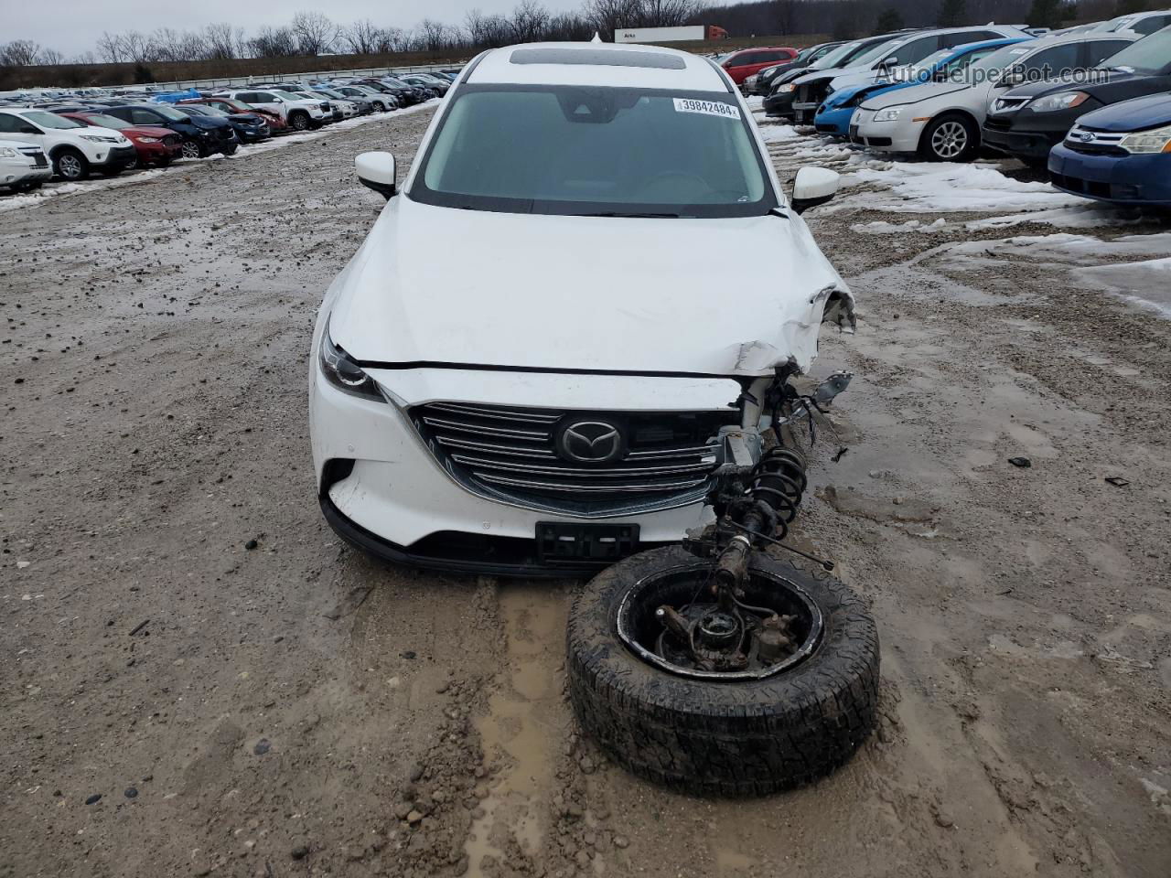 2018 Mazda Cx-9 Touring Белый vin: JM3TCBCY7J0210377