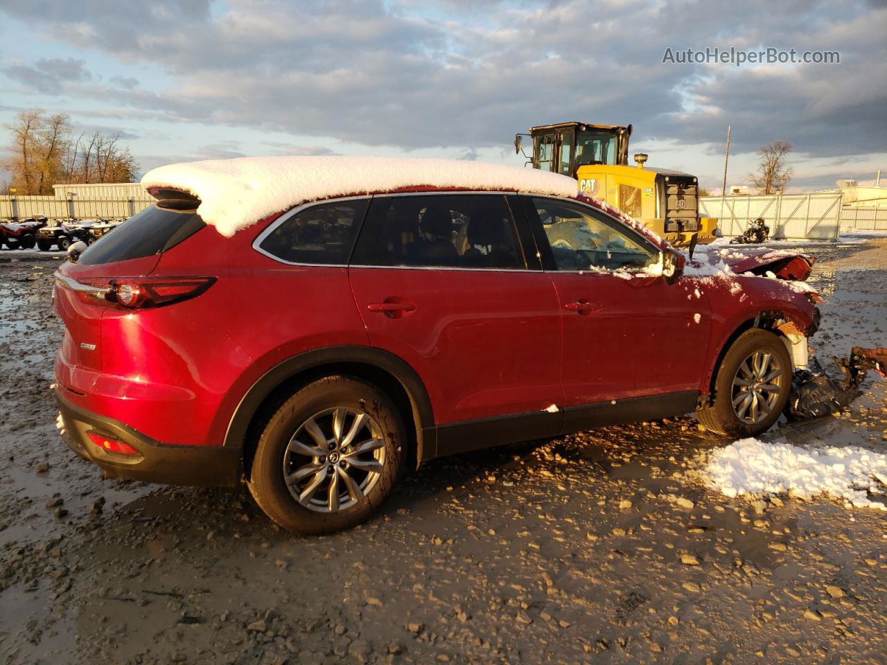 2018 Mazda Cx-9 Touring Red vin: JM3TCBCY7J0213702