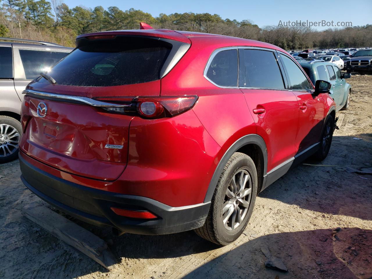 2018 Mazda Cx-9 Touring Red vin: JM3TCBCY8J0226684