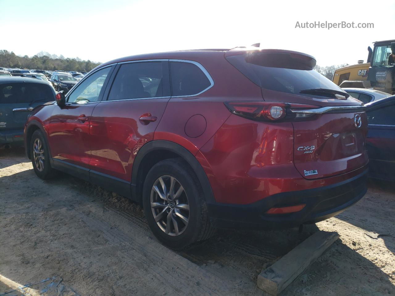 2018 Mazda Cx-9 Touring Red vin: JM3TCBCY8J0226684