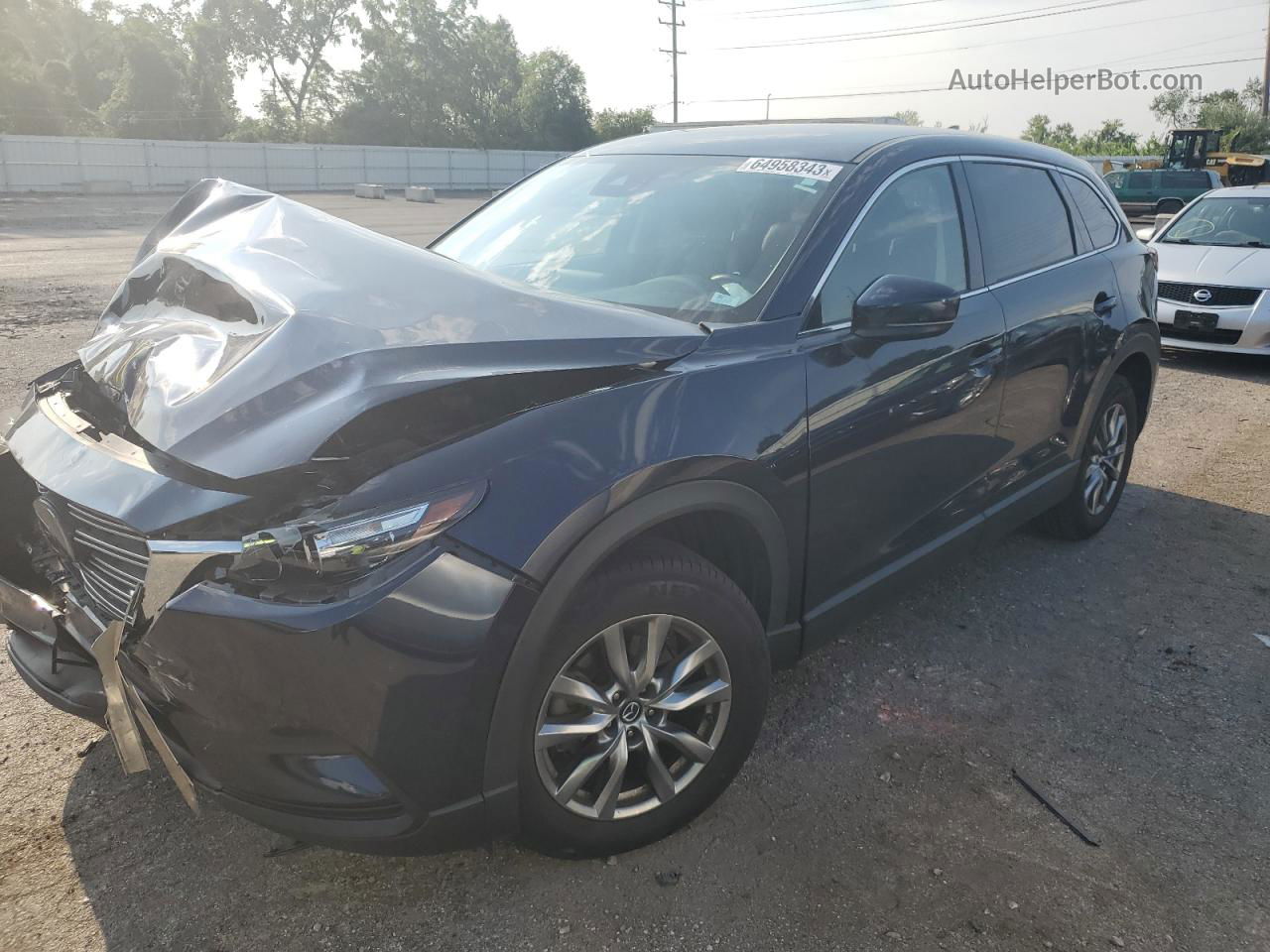 2018 Mazda Cx-9 Touring Blue vin: JM3TCBCY8J0230721