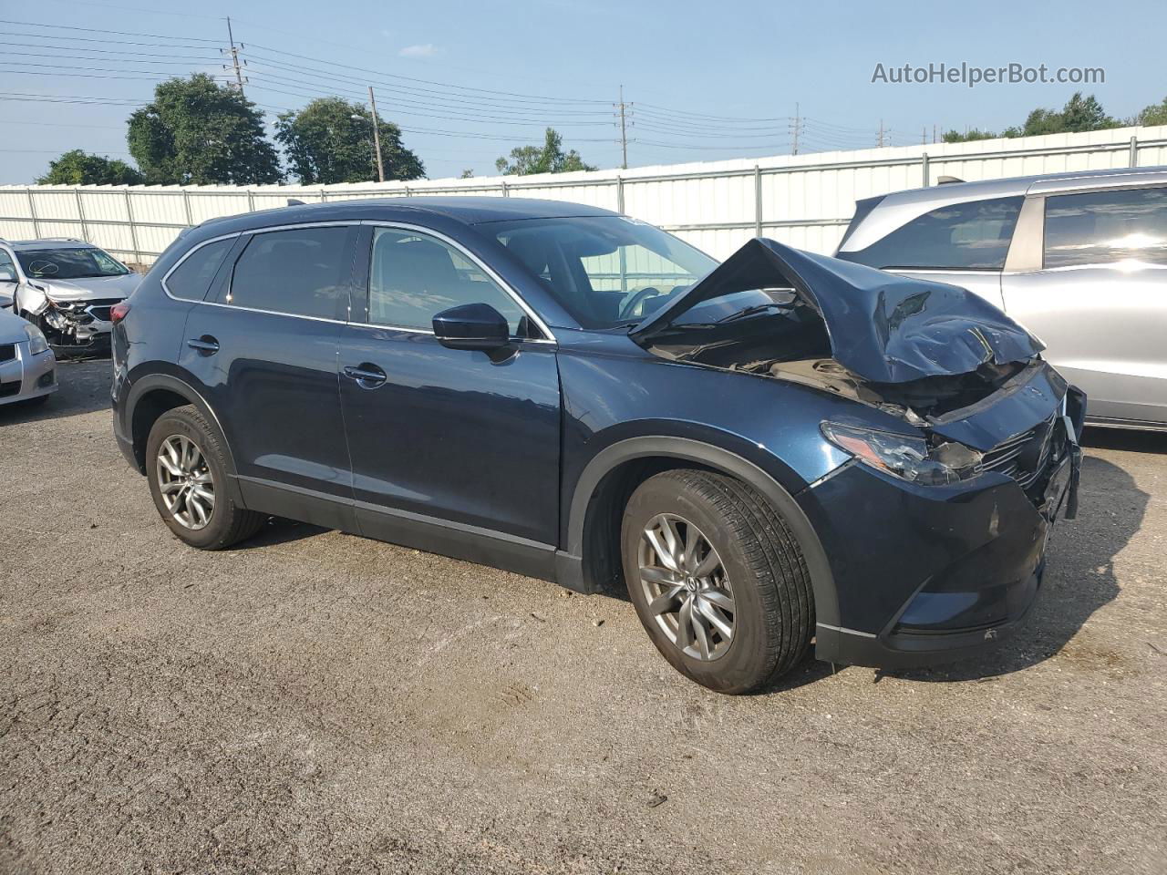 2018 Mazda Cx-9 Touring Blue vin: JM3TCBCY8J0230721